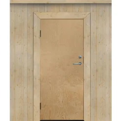 Kylmävaraston Jabo Ljusdal 100x210cm oikea, käsittelemätön sileä vaneri