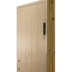 Kylmävaraston ovi Jabo Ljusdal 80x190cm oikea, käsittelemätön urajyrsitty vaneri