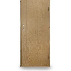 Kylmävaraston ovi Jabo Ljusdal 80x190cm oikea, käsittelemätön urajyrsitty vaneri