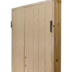 Kylmävaraston pariovi Jabo Ljusdal 130x190cm, käsittelemätön urajyrsitty vaneri