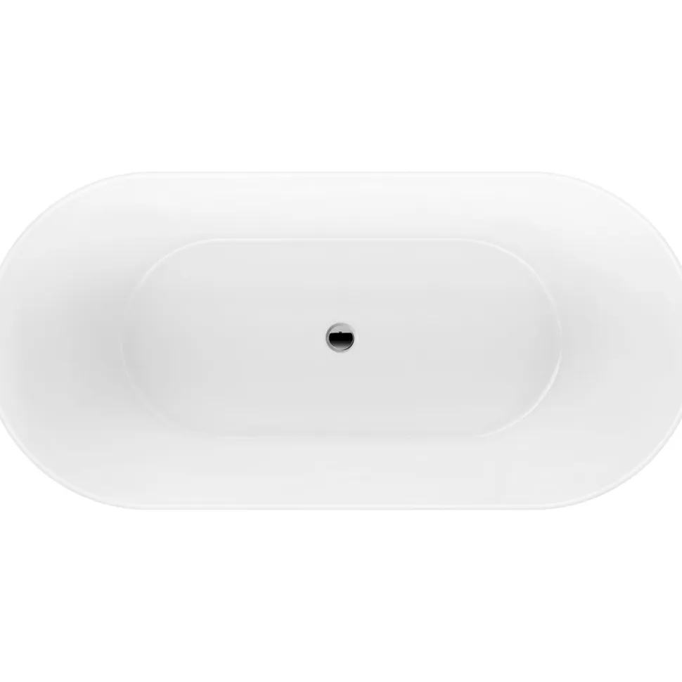 Kylpyamme Bathlife Soft 1600x750 mm valkoinen