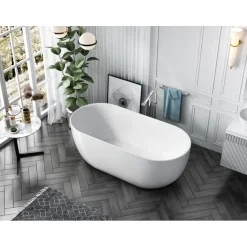 Kylpyamme Bathlife Soft 1600x750 mm valkoinen