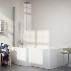 Kylpyamme Nordhem Solvik Nordurit 1500-1700x900x590mm eri kokoja valkoinen