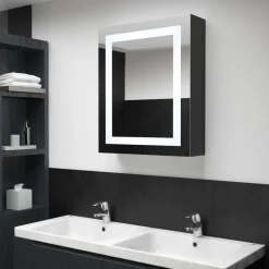 Kylpyhuoneen LED-Peilikaappi 50x13x70 cm (25543)