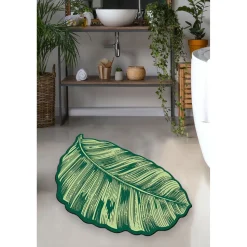 Kylpyhuonematto Linento Sheet, 60x100cm, vihreä