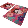 Kylpyhuonemattosetti Linento Frida, 2kpl, pinkki