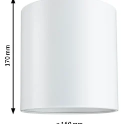 Lampunvarjostin Paulmann URail 2Easy Tallis, 16cm, eri värejä