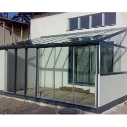 Lasiterassi Maakunnan Lasi 4x2,5 4000x2500 mm eri värejä
