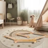 Lasten tasapainorata Linento Furniture BLTYZ-AKTV016, vaaleanruskea