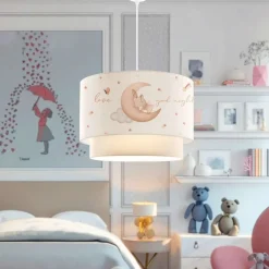 Lastenhuoneen riippuvalaisin Linento Lighting 241441 valkoinen