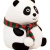 Lasten pöytävalaisin FocusLight Panda RGB ladattava valkoinen