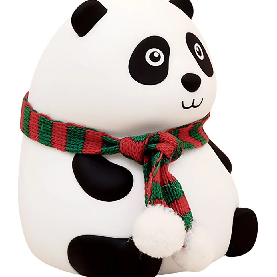 Lasten pöytävalaisin FocusLight Panda RGB ladattava valkoinen