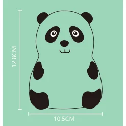 Lasten pöytävalaisin FocusLight Panda RGB ladattava valkoinen