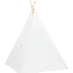 Lasten tiipiiteltta + laukku peachskin valkoinen 120x120x150cm