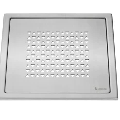 Lattiakaivonkansi Smedbo Outline kolmio 200x200 mm mattaharjattu rst