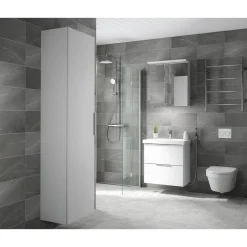 Lattialaatta Pukkila Landstone Grey kuvioitu himmeä sileä 97x97mm