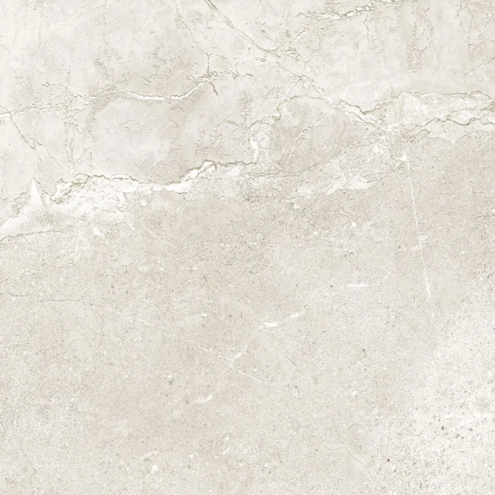 Lattialaatta Pukkila Stone Age White, 59.2x59.2cm, matta