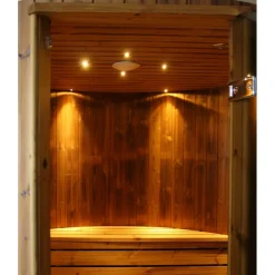 LED valosarja SpaDealers pystymalliseen tynnyrisaunaan 12 V x 12 LED