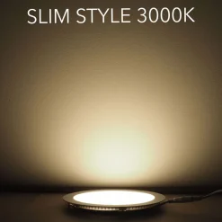 LED alasvalo FTLIGHT Slim Style High Power Square, 9W, IP22, eri vaihtoehtoja