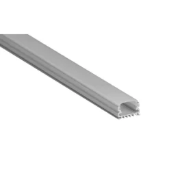 LED-asennuslista FTLIGHT Large läpikuultava kansi 2000x18,5x10 mm alumiini