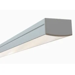 LED-asennuslista FTLIGHT Wide läpikuultava kansi 2000x23,5x13 mm alumiini