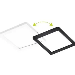 LED-kalustevalaisin Limente Flat 12 LUX 4 kpl + virtalähde valkoinen/musta