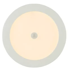 LED-kattovalaisin Globo Paula Ø22,6x3,5cm 18W liiketunnistimella valkoinen