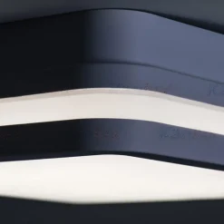 LED-kattovalaisin Kanlux Beno liiketunnistimella IP54 26x26 cm eri värejä
