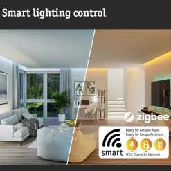 LED-älylamppu Paulmann Smart Home Zigbee 3.0 Drop, E14, 470lm, 5W, RGBW+, himmennettävä, matta, 3kpl