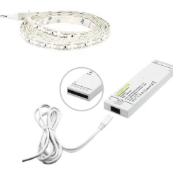 LED-nauha Limente 2 m IP20/IP44 24V 4000K + virtalähde