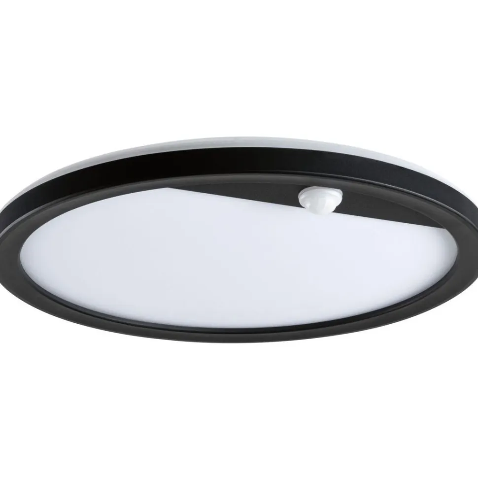 LED-paneeli ulkokäyttöön Paulmann Lamina, IP44, 28cm, liiketunnistin, hämärätunnistin, säädettävä värilämpötila, eri värejä