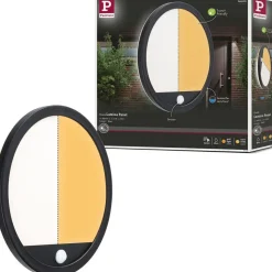 LED-paneeli ulkokäyttöön Paulmann Lamina, IP44, 28cm, liiketunnistin, hämärätunnistin, säädettävä värilämpötila, eri värejä