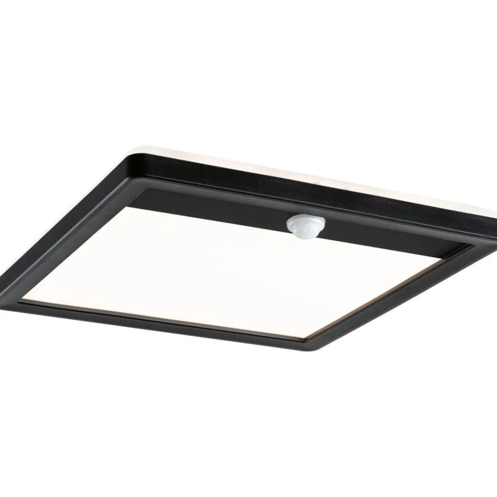 LED-paneeli ulkokäyttöön Paulmann Lamina, IP44, 25x25cm, liiketunnistin, hämärätunnistin, säädettävä värilämpötila, eri värejä
