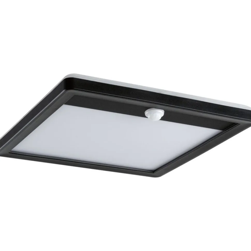 LED-paneeli ulkokäyttöön Paulmann Lamina, IP44, 25x25cm, liiketunnistin, hämärätunnistin, säädettävä värilämpötila, eri värejä