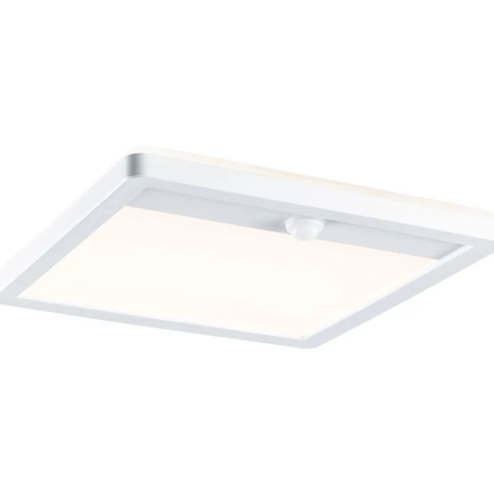 LED-paneeli ulkokäyttöön Paulmann Lamina, IP44, 25x25cm, liiketunnistin, hämärätunnistin, säädettävä värilämpötila, eri värejä