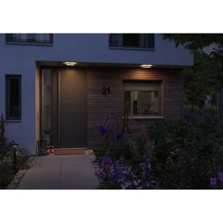 LED-paneeli ulkokäyttöön Paulmann Lamina, IP44, 25x25cm, liiketunnistin, hämärätunnistin, säädettävä värilämpötila, eri värejä