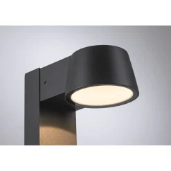 LED-pollarivalaisin Paulmann Capea, IP44, 50cm, 2200K, antrasiitti