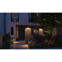 LED-pollarivalaisin Paulmann Capea, IP44, 50cm, 2200K, antrasiitti