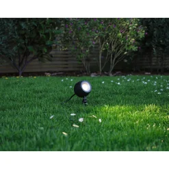LED-puutarhaspotti Paulmann Plug & Shine Kikolo, Smart Home Zigbee 3.0, IP65, säädettävä värilämpötila, antrasiitti