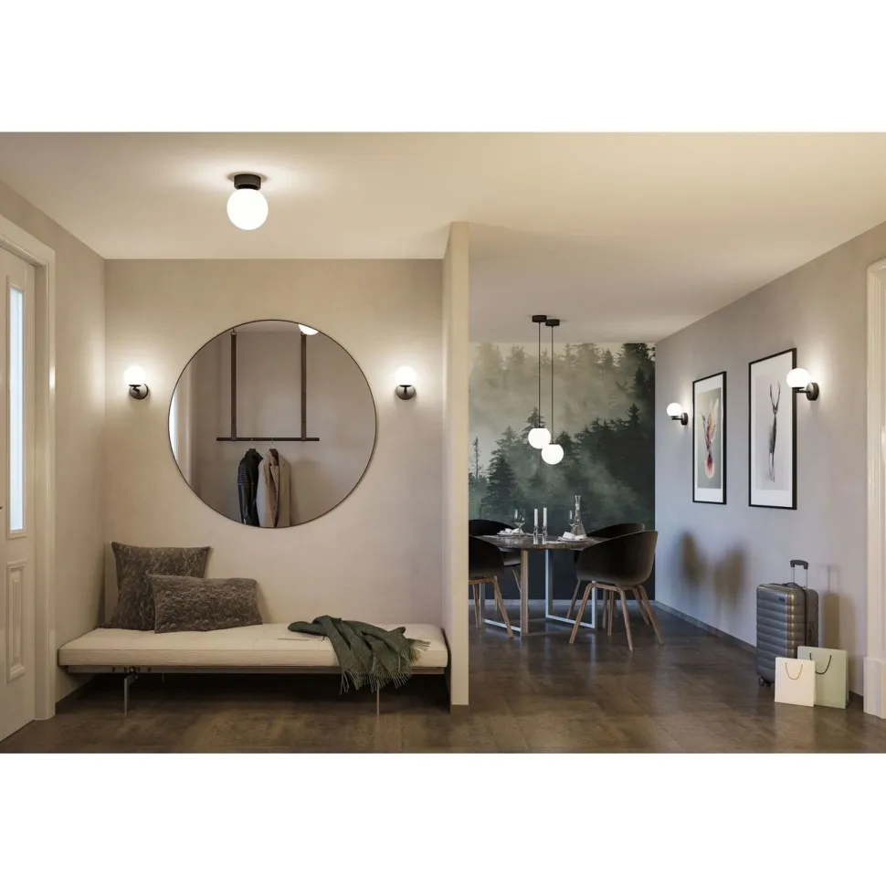LED-riippuvalaisin Paulmann Gove, IP44, 9W, eri värejä