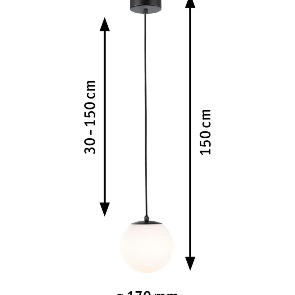 LED-riippuvalaisin Paulmann Gove, IP44, 9W, eri värejä