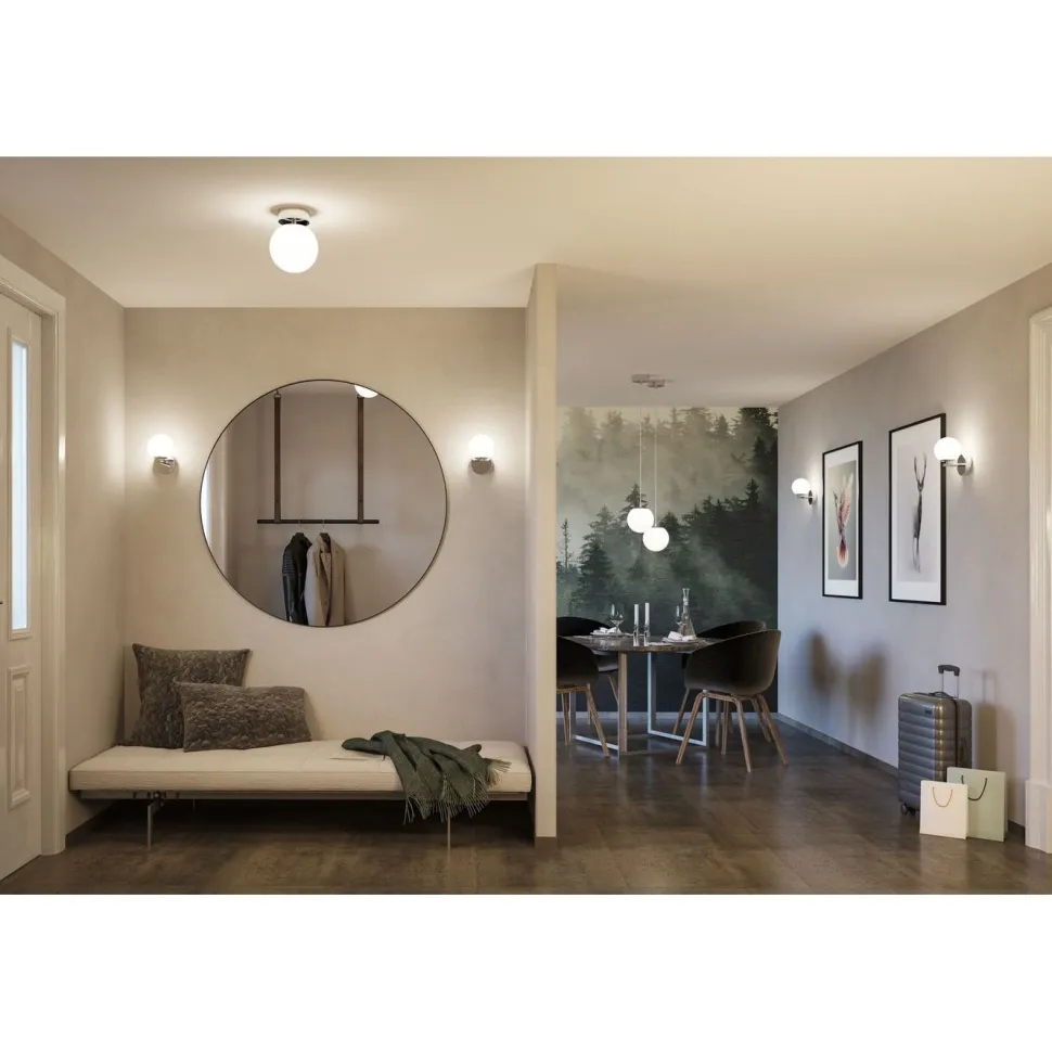 LED-riippuvalaisin Paulmann Gove, IP44, 9W, eri värejä