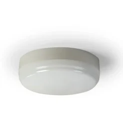 LED-tunnistinvalaisin Ensto AVR1.1109L IP44 10W/840 Ø260x88 mm RAD-tunnistimella valkoinen