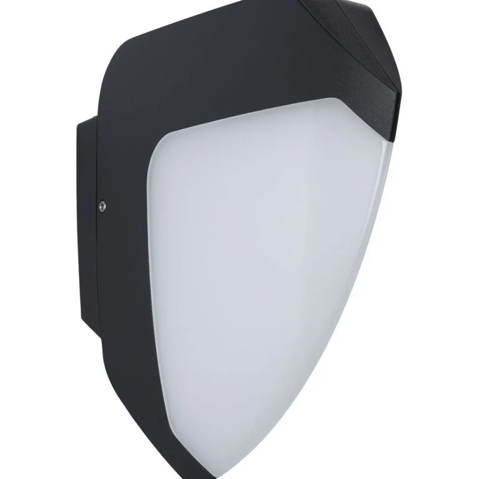 LED-ulkoseinävalaisin liike- ja hämärätunnistimella Paulmann Ikosea, Smart Home Zigbee 3.0, IP44, 5x20.3cm, säädettävä värilämpötila, antrasiitti