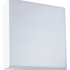 LED-ulkoseinävalaisin liiketunnistimella Paulmann Azalena, IP44, 3000K, korroosionkestävä, valkoinen