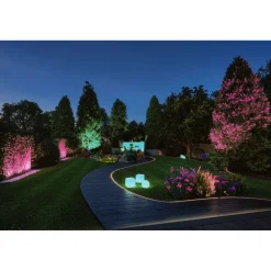 LED-valonauha Paulmann Plug & Shine Smooth, 2m, Smart Home Zigbee 3.0, IP67, RGBW+, valkoinen