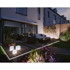 LED-valonauha Paulmann Plug & Shine Smooth, 2m, Smart Home Zigbee 3.0, IP67, RGBW+, valkoinen