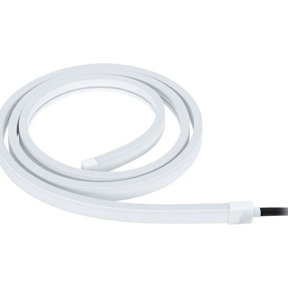 LED-valonauha Paulmann Plug & Shine Smooth, 2m, Smart Home Zigbee 3.0, IP67, RGBW+, valkoinen