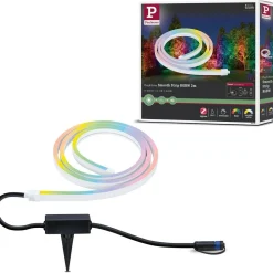 LED-valonauha Paulmann Plug & Shine Smooth, 2m, Smart Home Zigbee 3.0, IP67, RGBW+, valkoinen