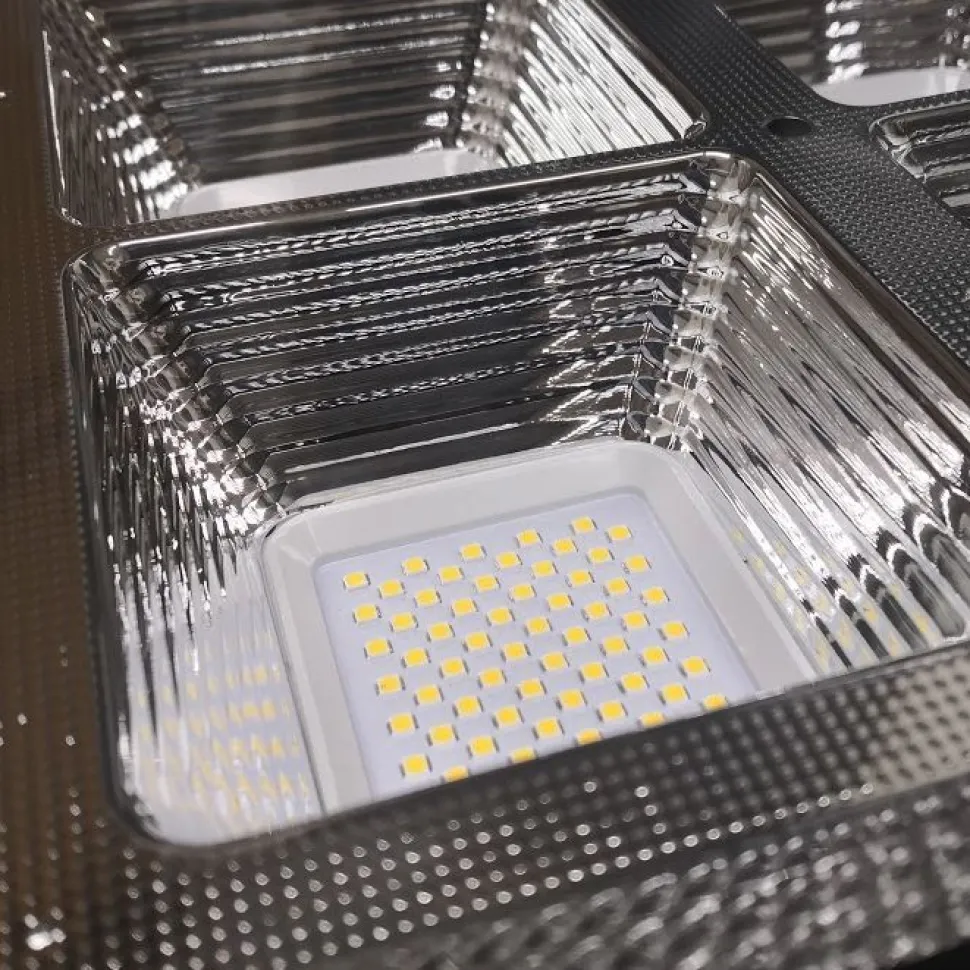 LED-valonheitin FTLIGHT Work Platinum 200 W 4500 K 409x372x104 mm musta